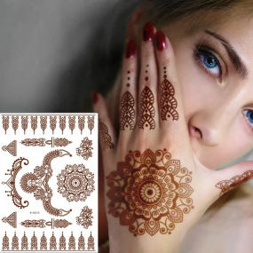 Fashion Henna Tattoo Factory - OEM 2025 New Style Semi Permanent Tattoo Sticker