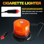 Beacon Lights Manufacturer - DC 12V Yellow LED Traffic Warning for Vehicle Car Truck 80V Systems