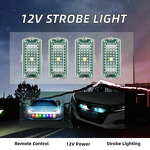 Strobe Light Manufacturer - 12V Wireless Remote Control LED Position Indicator Warning for Cars Motorcycles