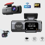 Dash Cam Manufacturer - HD 4K with Dual Cameras 170 Degree Wide Angle Black Box 1 Year Warranty