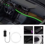 LED Strip Light Manufacturer - Wholesale Flexible Car Interior Atmosphere App Control RGB Fiber Optic