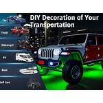 LED Strip Light Manufacturer - 30cm 12V Waterproof Neon for Auto Motorcycle Interior Exterior Decoration