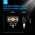 Headlights Manufacturer - New 5 Inch Square LED for Vehicles Off-Road Truck Fog Warning Engineering Driving