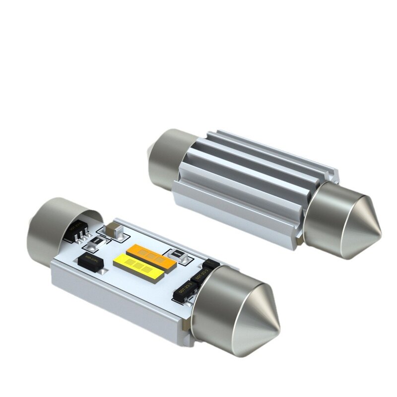 LED Bulb Manufacturer - New 6000K 12V SMD Festoon C5W C10W 2 Color Interior 31mm 36mm 39mm 41mm
