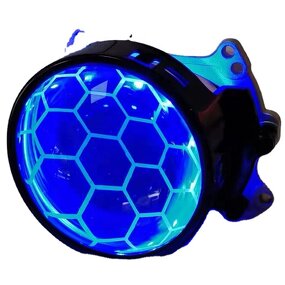 Projector Lens Manufacturer - Car HID Headlight Football Blue Coating Bi Xenon for Auto Light Replacement