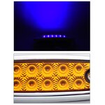 Tail Brake Light Manufacturer - New 12V 24V 12 LED Auto Truck Lorry Trailer Side Marker Indicators Electroplating