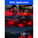 DRL Lamp Manufacturer - 12V 18SMD LED 5050 SMD Daytime Running Strip Waterproof Flexible Exterior