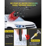 Safety Hammer Manufacturer - Tungsten Steel Auto Emergency Tool 2 in 1 Car with Seat Belt Cut