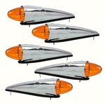 Marker Lights Manufacturer - 2V 17 LED Roof Cab Car External Top Clearance Auto Trailer Truck Lorry Amber