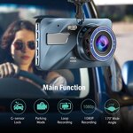 Dashcam Manufacturer - OEM 4.0 Inch Dual Lens with Night Vision 1-Year Warranty