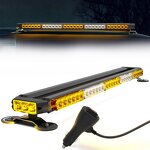 Strobe Light Bar Manufacturer - 32-Inch Double-Sided 360 Coverage Amber/White Rooftop Emergency Warning