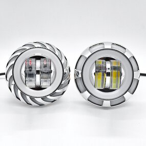 Brake Lamp Manufacturer - New LED Motorbike Strobe Headlight with Angel Eye Flash Rear 6000k Accessory