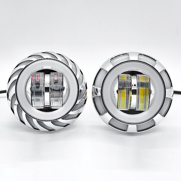 Brake Lamp Manufacturer - New LED Motorbike Strobe Headlight with Angel Eye Flash Rear 6000k Accessory