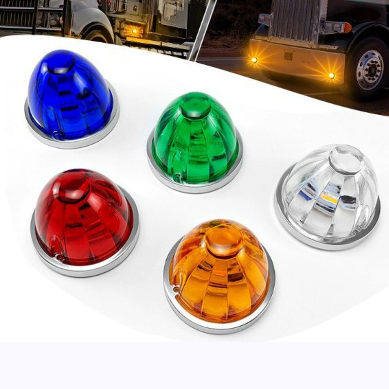 Warning Lights Manufacturer - Wholesale High Quality Truck Watermelon Lights 6 Colors Glass and Bulb