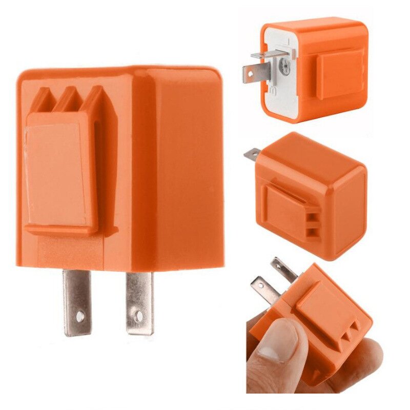 Flasher Manufacturer - Universal Adjustable Frequency Square Flashing LED Motorcycle Lights Turn Signal Indicator 12V Relay