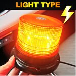 Beacon Lights Manufacturer - DC 12V Yellow LED Traffic Warning for Vehicle Car Truck 80V Systems