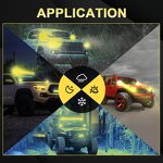 LED Pods Manufacturer - High Power 66W 4 Inch Cube Offroad Truck Spot Beam for Jeep 4X4 Motorcycle