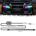 LED Strip Light Manufacturer - 12V APP Control RGB Colourful Switchback Turn Signal Flowing Running Crystal Tear