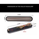 Turn Signal Light Manufacturer - 12v 24v Yellow Flowing 100 Led Rear Tail Indicator Waterproof Truck Trailer