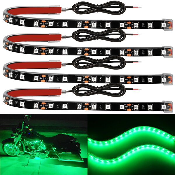 LED Strip Light Manufacturer - 30cm 12V Waterproof Neon for Auto Motorcycle Interior Exterior Decoration