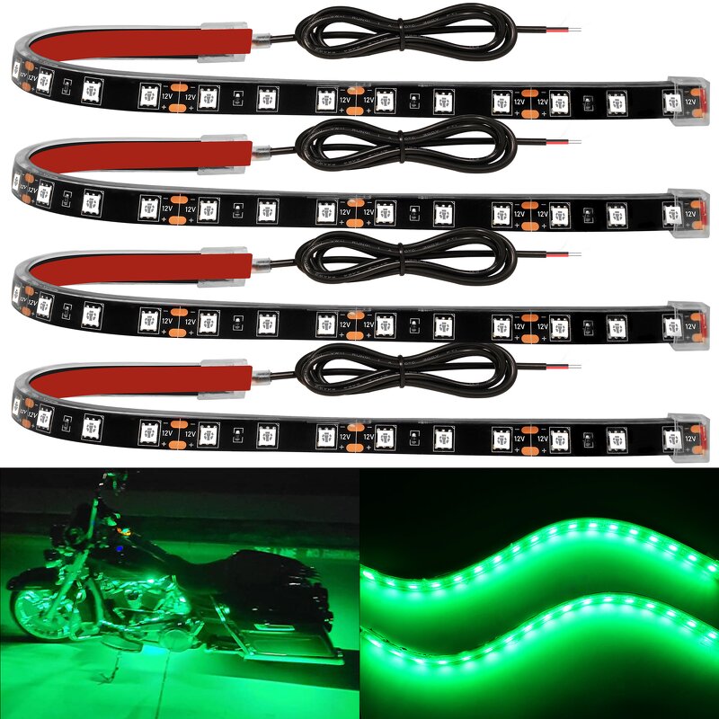 LED Strip Light Manufacturer - 30cm 12V Waterproof Neon for Auto Motorcycle Interior Exterior Decoration