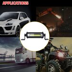 Headlamp Manufacturer - 4-Inch Rectangular LED for Auto Car SUV ATV Light Truck-COB Combo Beam 24V