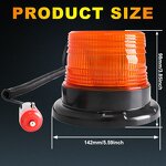 Beacon Lights Manufacturer - DC 12V Yellow LED Traffic Warning for Vehicle Car Truck 80V Systems