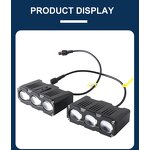 Grille Lights Manufacturer - 60W High Power LED Car Spotlights Fog Work External Auxiliary for SUV Truck Motorcycle