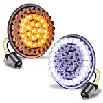 LED Lamps Manufacturer - New 1156/1157 Motorcycle Round Clear Lens Turn Brake for Harley Motorbikes