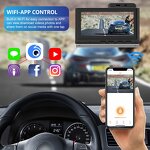 Dashboard Camera Manufacturer - 3.0" Dual Lens 4K Front & Rear with GPS and Wifi