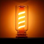 Night Light Manufacturer - Touch Glass Bottle Transparent Spiral USB Portable Multi-color Atmosphere