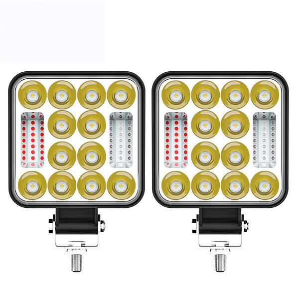 Headlights Manufacturer - Hot Sale 78W LED Square 4 Inch Work Light 6000K for Truck Tractor ATV UTV