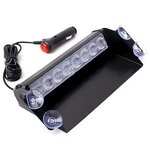 Warning Light Manufacturer - New 8 LED Windshield Dash Emergency Flashing Red Blue Yellow 12V Strobe
