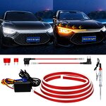 Hood Light Strip Manufacturer - Dynamic Scan Start up Sequential Flowing Turn Signal Flexible DRL