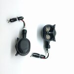 Indicator Light Manufacturer - Dynamic Sequential Flicker Mini Motorbike LED Owl Design Headlight Amber Blinker