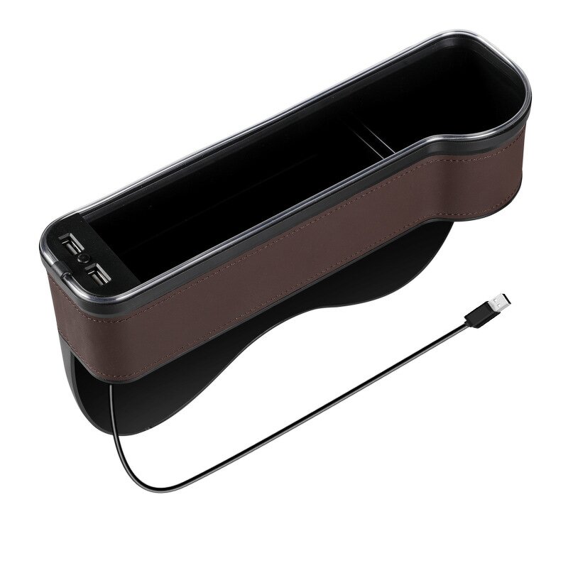 Gap Filler Manufacturer - High Quality LED Car Seat Storage Box Organizer With Led Lights