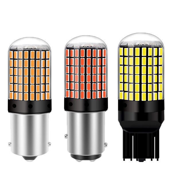 LED Bulbs Manufacturer - 1156 BA15S P21W 1157 BAY15D 7443 3157 144smd CanBus Reverse Turn Signal