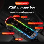 Gap Filler Manufacturer - High Quality LED Car Seat Storage Box Organizer With Led Lights
