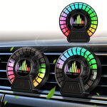 Air Freshener Manufacturer - Car Outlet Fragrance Vent Aromatherapy Interior Perfume RGB Music Rhythm Lamp Voice Pick up
