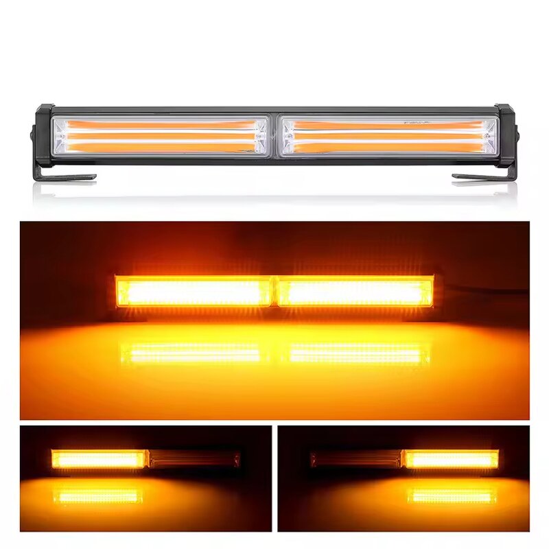 Light Bar Manufacturer - Car Warning COB LED Strobe Traffic Advisor Emergency Flashing for Trucks Offroad