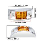 Marker Lamp Manufacturer - New Amber LED 12V 24V Side Clearance Red White for Trucks and Trailers