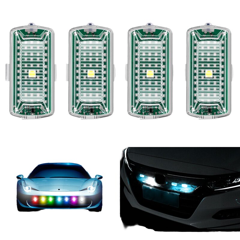 Strobe Light Manufacturer - 12V Wireless Remote Control LED Position Indicator Warning for Cars Motorcycles