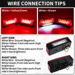 Trailer Light Kit Manufacturer - 12V Submersible Rectangular LED Low Profile Brake Stop Turn Tail for Truck Marine