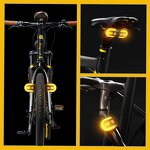 Turn Signal Light Manufacturer - Bicycle Wireless Remote Control Taillight USB Rechargeable Rear Safety