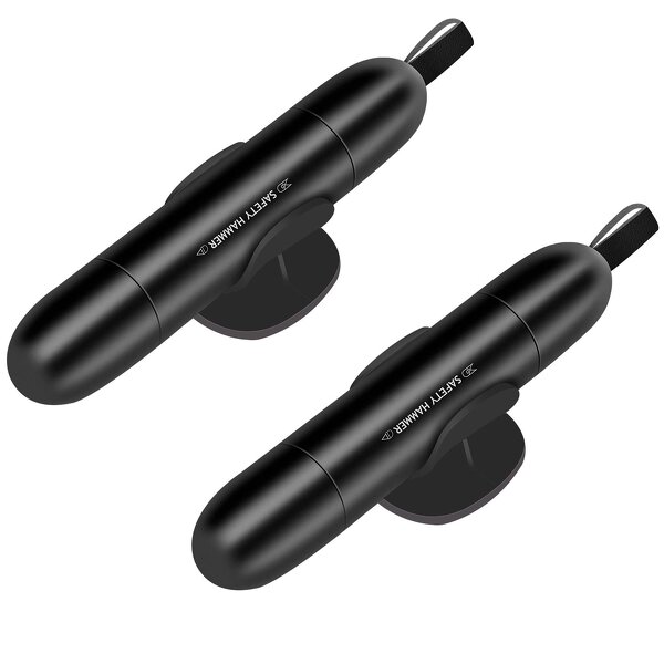 Safety Hammer Manufacturer - Tungsten Steel Auto Emergency Tool 2 in 1 Car with Seat Belt Cut