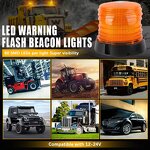 Beacon Light Manufacturer - 12V Automotive LED Strobe Car Roof Emergency Amber Traffic Warning Signal