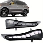 Rearview Mirror Light Manufacturer - LED Dynamic Sequential Turn Signal DRL White Parking Puddle for Infiniti Q50 Q60