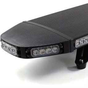 Strobe Light Bar Manufacturer - 12-24V Full Size Roof Top LED Security Amber White Emergency Flashing for Trucks