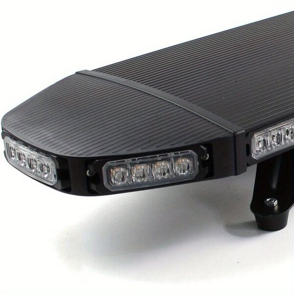 Strobe Light Bar Manufacturer - 12-24V Full Size Roof Top LED Security Amber White Emergency Flashing for Trucks
