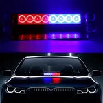 Warning Light Manufacturer - New 8 LED Windshield Dash Emergency Flashing Red Blue Yellow 12V Strobe